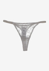 Marine Serre Mesh Flock Sheer Thong Off-white WUW060ACJER0005_WH20