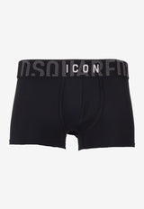 Dsquared2 Logo Waistband Boxer Black D9LDG5830_001