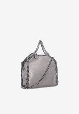 Stella McCartney Tiny Falabella Faux Leather Tote Bag Silver 391698WP0609_1113_TH