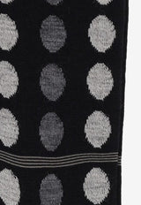 ANTIPAST Polka-Dot Pattern Socks Black AM238A_BLACK