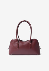 Stella McCartney Ryder Faux Leather Shoulder Bag Burgundy 7B0138WP0533_6017