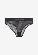 Dsquared2 All-Over Logo Sheer Underwear Black D8L645840_001