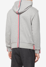 Thom Browne Classic Loopback Hooded Sweatshirt Gray MJT086A03377_055