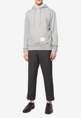 Thom Browne Classic Loopback Hooded Sweatshirt Gray MJT086A03377_055