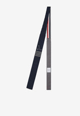 Thom Browne Geese Icon Jacquard Knit Silk Tie Navy MNL077KY4003_415