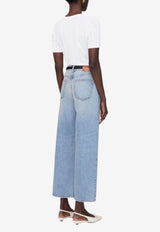 Anine Bing Pia Short-Sleeved T-shirt Off-white A0811200_OFW26