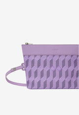 Au Départ No. 47 Monogram Coated Canvas Tote Bag Lavender BWTT005_881