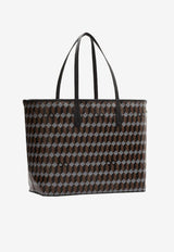 No. 55 Monogram Coated Canvas Tote Bag