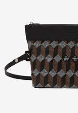 No. 55 Monogram Coated Canvas Tote Bag