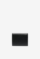Thom Browne Pebbled Leather Bi-Fold Wallet Black MAW062A00198_001