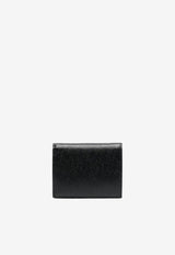 Thom Browne Pebbled Leather Bi-Fold Wallet Black MAW062A00198_001
