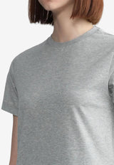 Thom Browne Name Tag Patch T-shirt Gray FJS036A05398_055