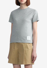 Thom Browne Name Tag Patch T-shirt Gray FJS036A05398_055