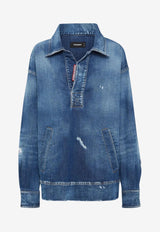 Dsquared2 Perfecto Washed Denim Shirt Denim S75NC1115S30872_470