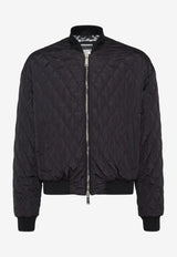 Dsquared2 Urban Quilted Bomber Jacket Black S74AM1626D35318_900