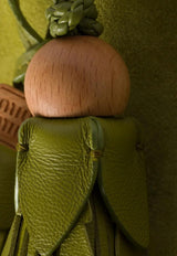 Miu Miu Suede Handbag with Tassels Green 5BA295VOLO2CSS_F077G