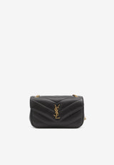 Saint Laurent Mini Loulou Quilted Leather Crossbody Bag Black 821749AAEAX_1000