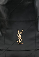 Saint Laurent Large Jamie Leather Shoulder Bag Black 828350AAB32_1000