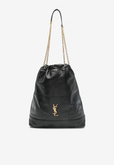 Saint Laurent Large Jamie Leather Shoulder Bag Black 828350AAB32_1000