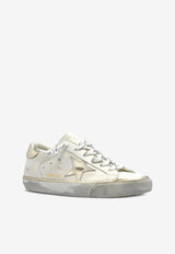 Golden Goose DB Super-Star Distressed Leather Sneakers White GWF00101F007558_10698