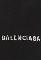 Balenciaga Logo Print Zip-Up Jacket Black 818552PQ38_1000_Black_32772867