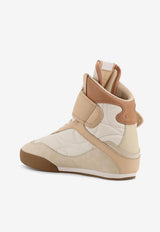Chloé Kick High-Top Sneakers Beige CHC25U07HSL_6H1_H1 TENDER PEACH_32772803