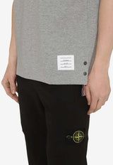Thom Browne Name Tag Patch Crewneck T-shirt Gray MJS083A00042_055