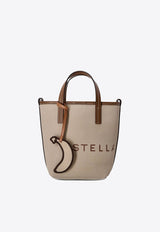 Stella McCartney Logo Print Bananatex Tote Bag Beige 7B0106WP0515_9199