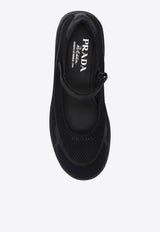 Prada Mesh Panels Ballet Flats Black 1F111OF005YZU_F0002