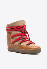 Isabel Marant Nowles Suede Snow Boots Brown BO0039FAA3O50S_50CM