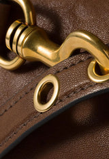 Miu Miu Aventure Leather Shoulder Bag Brown 5BC182VOOO2BBL_F0316