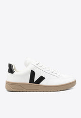 Veja V-12 Leather Sneakers White XD0203640A_EXTRA-WHITE_BLACK_DUNE
