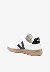 Veja V-12 Leather Sneakers White XD0203640A_EXTRA-WHITE_BLACK_DUNE