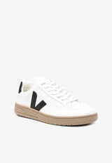 Veja V-12 Leather Low-Top Sneakers White XD0203640B_EXTRA-WHITE_BLACK_DUNE