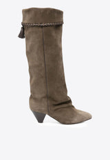Isabel Marant Dalby 55 Knee-Length Suede Boots Brown BO0188FBC1A20S_50BZ
