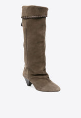 Isabel Marant Dalby 55 Knee-Length Suede Boots Brown BO0188FBC1A20S_50BZ