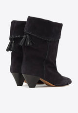 Isabel Marant Dalby 55 Mid-Calf Suede Boots Black BO0188FBC1A20S_02FK