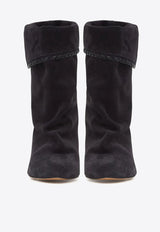 Isabel Marant Dalby 55 Mid-Calf Suede Boots Black BO0188FBC1A20S_02FK