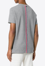 Thom Browne RWB-Stripes T-shirt Gray MJS056A00050_055
