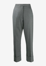 Thom Browne Classic Backstrap Turn-Up Pants Gray FTC337A00626_035