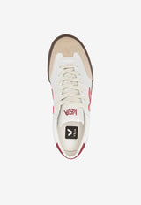 Veja Volley Paneled Leather Sneakers White VO2003533A_WHITE_PEKIN_BARK