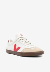Veja Volley Paneled Leather Sneakers White VO2003533A_WHITE_PEKIN_BARK