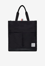 Thom Browne Poly Twill Canvas Shoulder Bag Black UAG228A07259_001