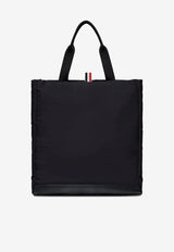 Thom Browne Poly Twill Canvas Shoulder Bag Black UAG228A07259_001