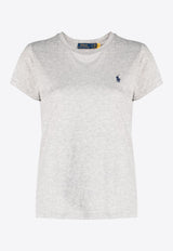 Ralph Lauren Embroidered Pony T-shirt Gray 211898698008_020