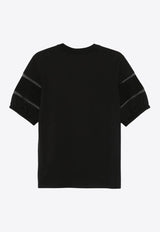 Moncler Logo Patch Crewneck T-shirt Black K10938C0003289ADC_999