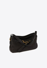 Miu Miu Aventure Leather Shoulder Bag Black 5BC182VOOO2BBL_F0002