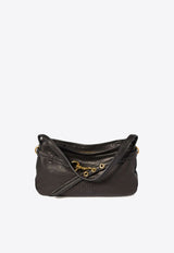 Miu Miu Aventure Leather Shoulder Bag Black 5BC182VOOO2BBL_F0002