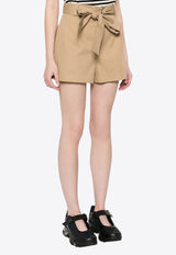 Moncler Mini Paperbag Shorts Camel K10932B0001954A36_235