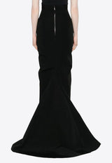 Rick Owens Lido Maxi Skirt Black RO01E7375PCVS_09
